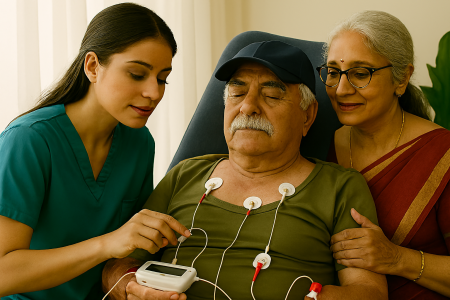 Vitals, ECG, Blood Sugar & Uric Acid